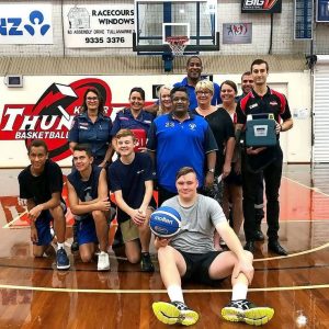 Critical courtside assist