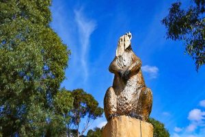 Vandals strike statues