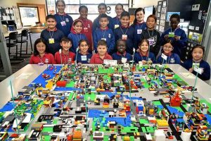 Sacred Heart Primary School pupils build a new Brimbank