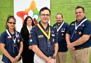 Scout leaders honoured