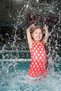Kids take a plunge for safety