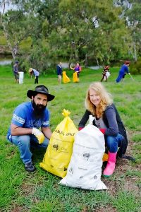Albion creek clean-up a social event