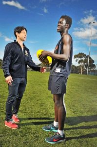 A promising footy career set for take off