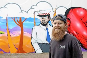 Sunshine mural heralds a new partnership